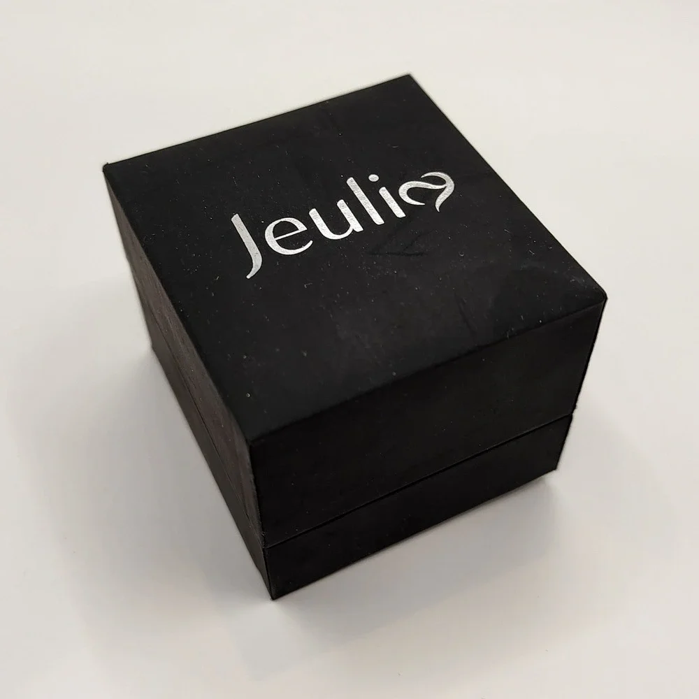 Jeulia Starry Night Van Gogh Swirl Ring 925 Sterling Silver Size 6.25 EUC Gift